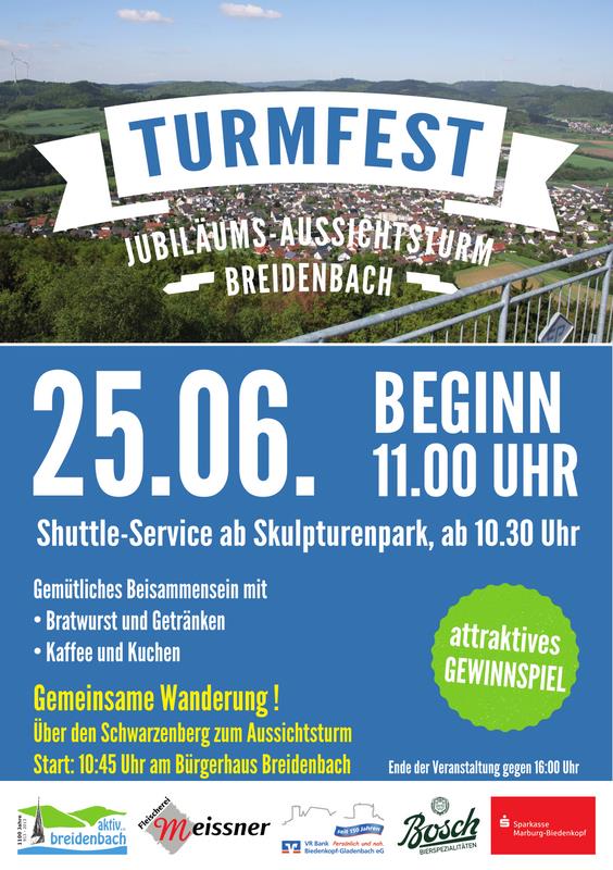 Flyer Turmfest 2017
