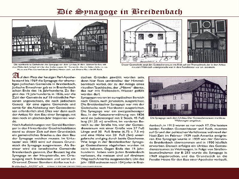Erinnerungstafel Synagoge Erinnerungstafel Synagoge
