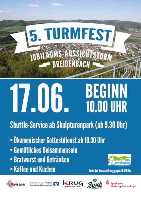 Flyer Turmfest 2018